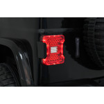 Elektrické autíčko Jeep Wrangler Rubicon Lift 4x4, 24V - čierne